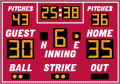 Baseball Scoreboards GM-BS-14
