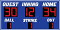 Baseball Scoreboards GM-BS-16