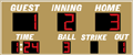 Baseball Scoreboards GM-BS-17