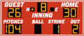 Baseball Scoreboards GM-BS-33